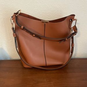 EUC Topshop Cognac Satchel